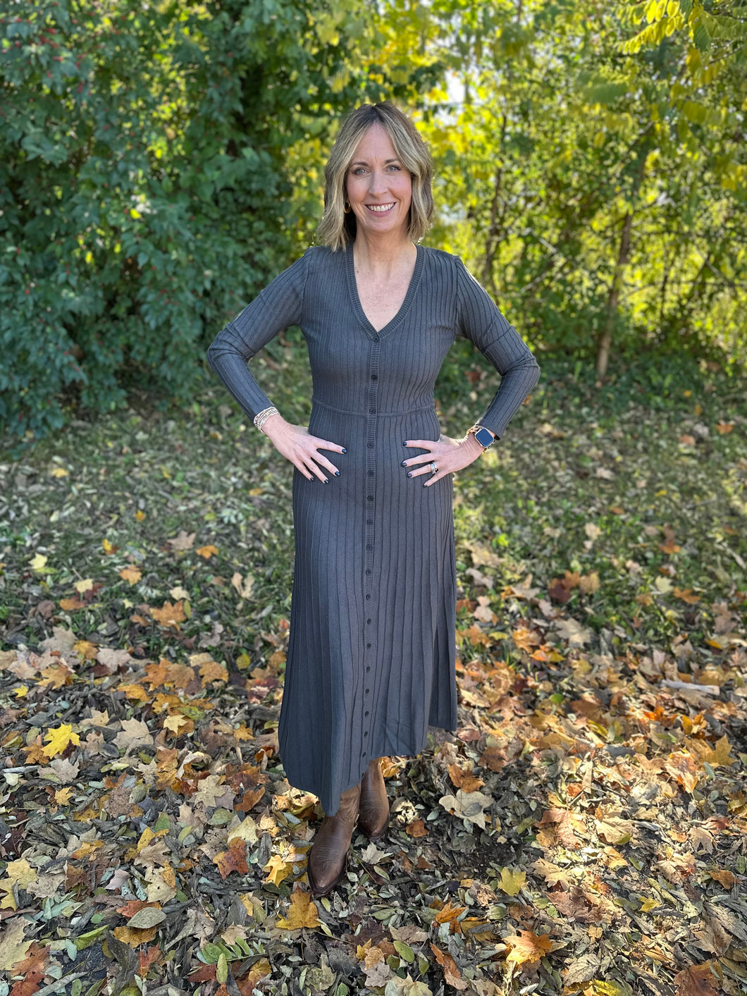 Jasper Midi Sweater Dress