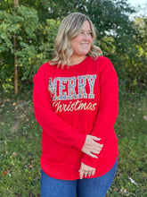 Load image into Gallery viewer, Christmas Long Sleeve Rounded Bottom HiLo Fleece
