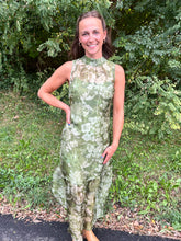 Load image into Gallery viewer, Soft Organza Mock Neck Maxi Dress
