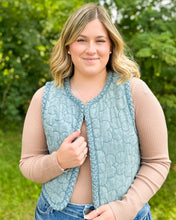 Load image into Gallery viewer, Denim Floral Vest
