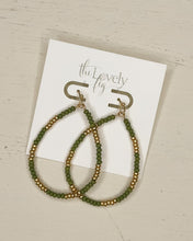 Load image into Gallery viewer, Beaded Mom Drop Earrings
