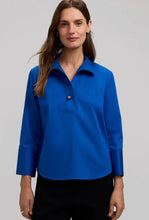 Load image into Gallery viewer, Catalina Savory Blue 3/4 Sleeve Top
