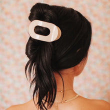 Load image into Gallery viewer, Large Flat Round Hair Clip - Teleties
