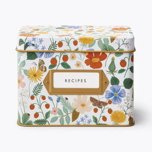 Recipe Tin Box