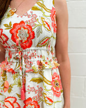 Load image into Gallery viewer, Justine Midi Dress River Club Jacobean
