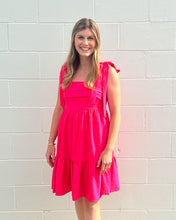 Load image into Gallery viewer, Wanda Tie Strap Pleated Dress
