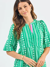 Load image into Gallery viewer, Riley Heritage Stitch Green Dress
