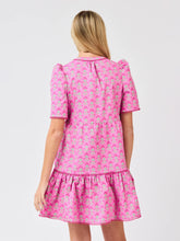 Load image into Gallery viewer, Fuchsia Deco Lilies Adelyn Dress
