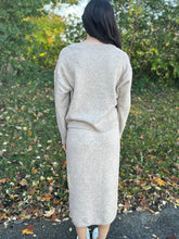 Load image into Gallery viewer, Brushed Midi Sweater Skirt Set
