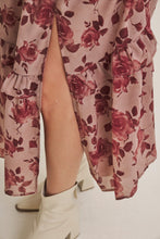 Load image into Gallery viewer, Rose Garden Smocked Tiered Maxi Dress
