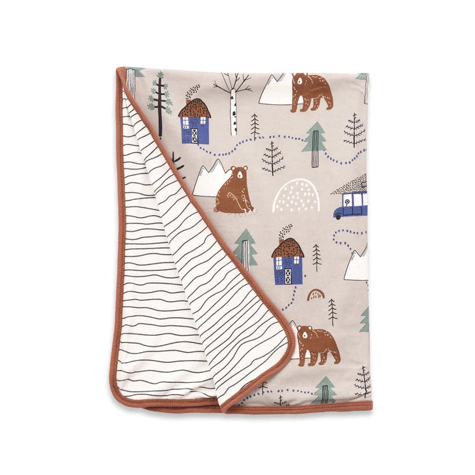 Into the Wild Stroller Blanket