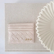 Load image into Gallery viewer, Mariah Woven Small Card Holder Wallet
