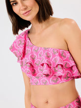 Load image into Gallery viewer, Katelyn Sunshower Flower Pink Two Piece Swimsuit
