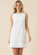 Load image into Gallery viewer, Seaside Embroidered Sleeveless Mini Dress

