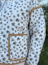 Load image into Gallery viewer, Floral Jacket with Piping Detail
