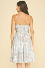 Load image into Gallery viewer, Geometric Print Square Neck Mini Dress
