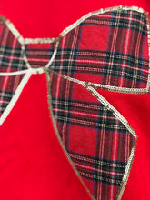 Load image into Gallery viewer, Plaid Bow Long Sleeve Top
