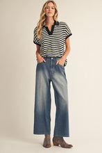 Load image into Gallery viewer, Wide Leg Casual Washed Denim Pants
