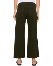 Load image into Gallery viewer, KUT Meg High Rise Wide Leg Raw Hem - Tuscan Olive
