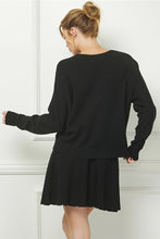 Load image into Gallery viewer, Dolman Pullover with Raised Hearts
