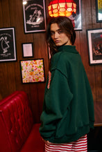 Load image into Gallery viewer, Merry Embroidered Mock Neck Sweatshirt
