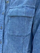 Load image into Gallery viewer, Collared Washed Corduroy Shacket
