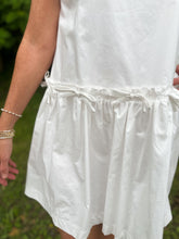Load image into Gallery viewer, White Ribbon Mini Dress
