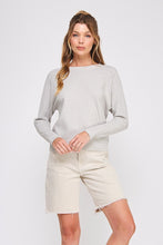 Load image into Gallery viewer, Fine Gauge Braided Pointelle Sweater

