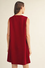 Load image into Gallery viewer, Smocking Edge Solid Shift Dress
