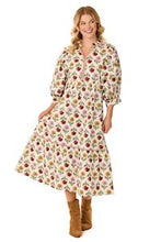Load image into Gallery viewer, White Harvest Midi Dress
