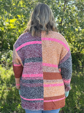 Load image into Gallery viewer, Oversized Colorblock Cardigan
