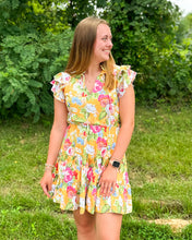 Load image into Gallery viewer, Buttercream Garden Mauve Dress
