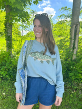 Load image into Gallery viewer, Sage Fish Sweater

