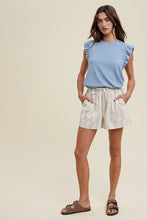 Load image into Gallery viewer, Ruffle Sleeve Waffle Knit Top
