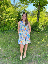 Load image into Gallery viewer, Patchwork Print Mini Dress
