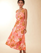 Load image into Gallery viewer, Lenea Maxi Dress Callawassie Flowers Pink
