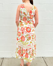 Load image into Gallery viewer, Justine Midi Dress River Club Jacobean
