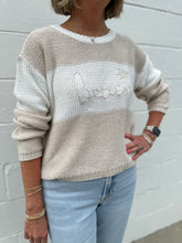 Load image into Gallery viewer, Beach Sweater with Whip Stitching
