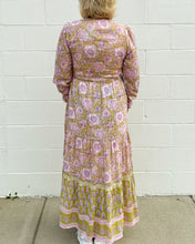 Load image into Gallery viewer, Tina Pink Bubble Maxi Dress
