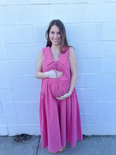 Load image into Gallery viewer, Dorothy Red Gingham Midi Dress
