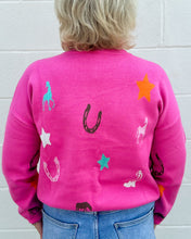 Load image into Gallery viewer, Long Sleeve Horse Knit Sweater
