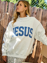 Load image into Gallery viewer, Jesus Reversible Mockneck Sweatshirt

