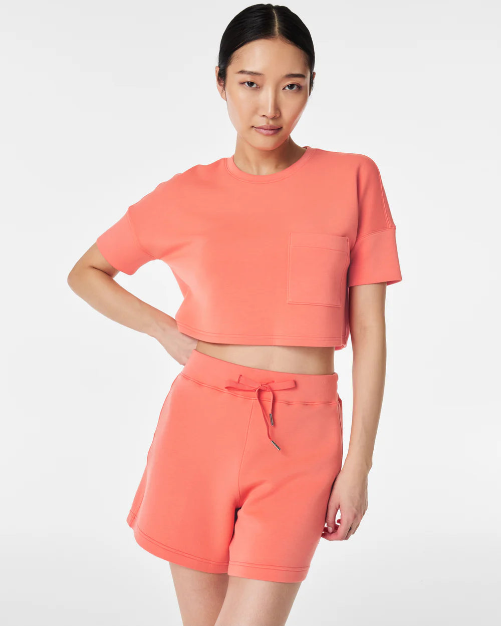 SPANX Airessentials Cropped Pocket Tee