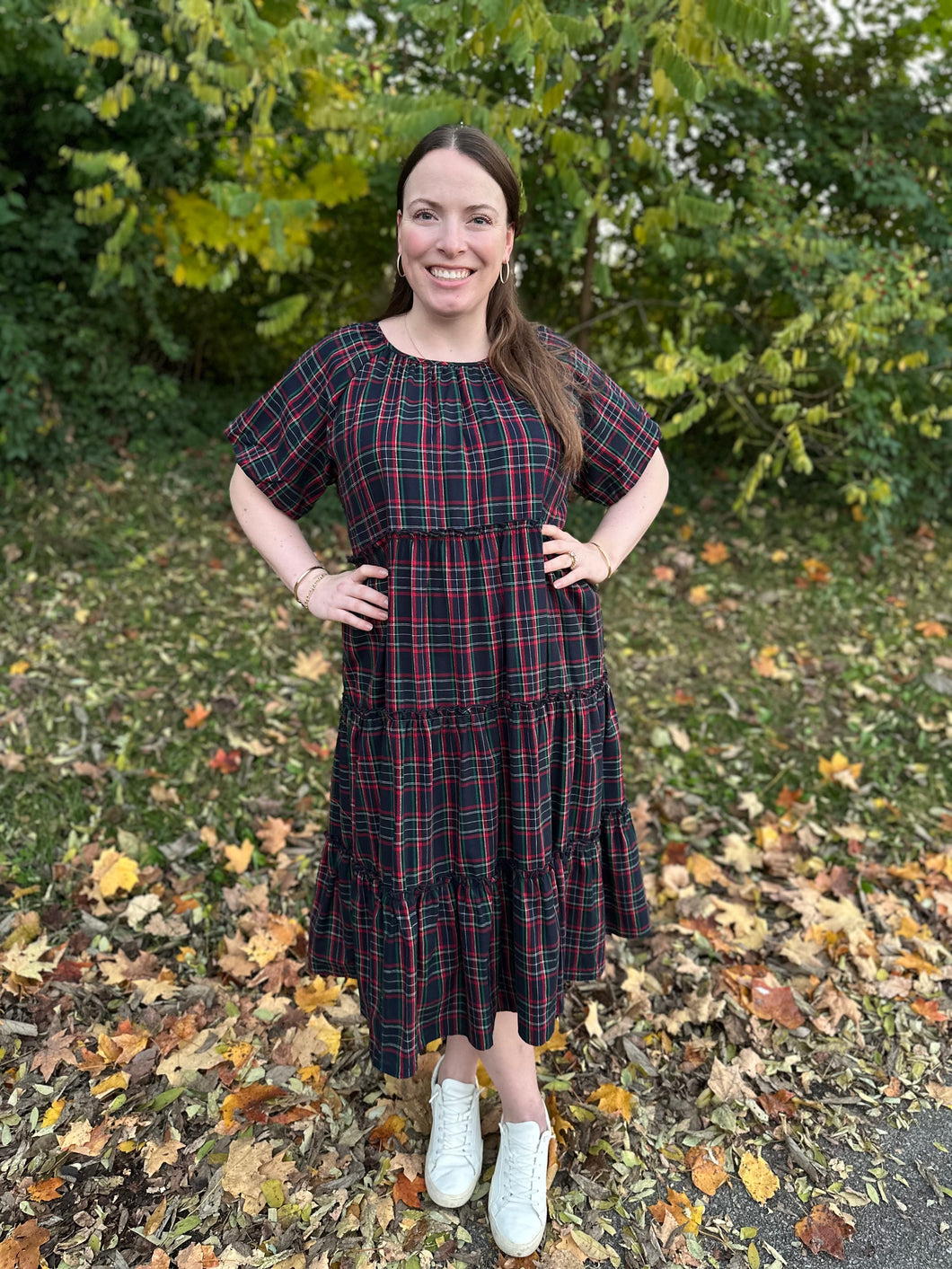 Serena Heritage Plaid Dress