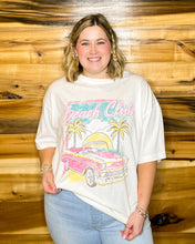 Load image into Gallery viewer, Beach Club Oversized Graphic Tee
