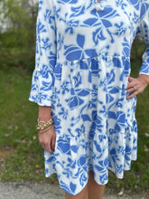 Load image into Gallery viewer, Blue Blossom Breeze Laguna Dress

