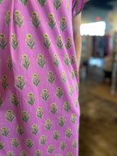 Load image into Gallery viewer, Short Sleeve Flower Print Button Up Dress
