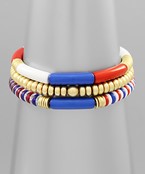 Red, White & Blue Bracelet