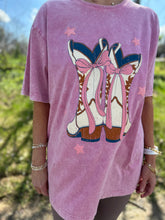 Load image into Gallery viewer, Bow Boots Graphic Tee

