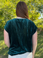 Load image into Gallery viewer, Velvet V Neck Top
